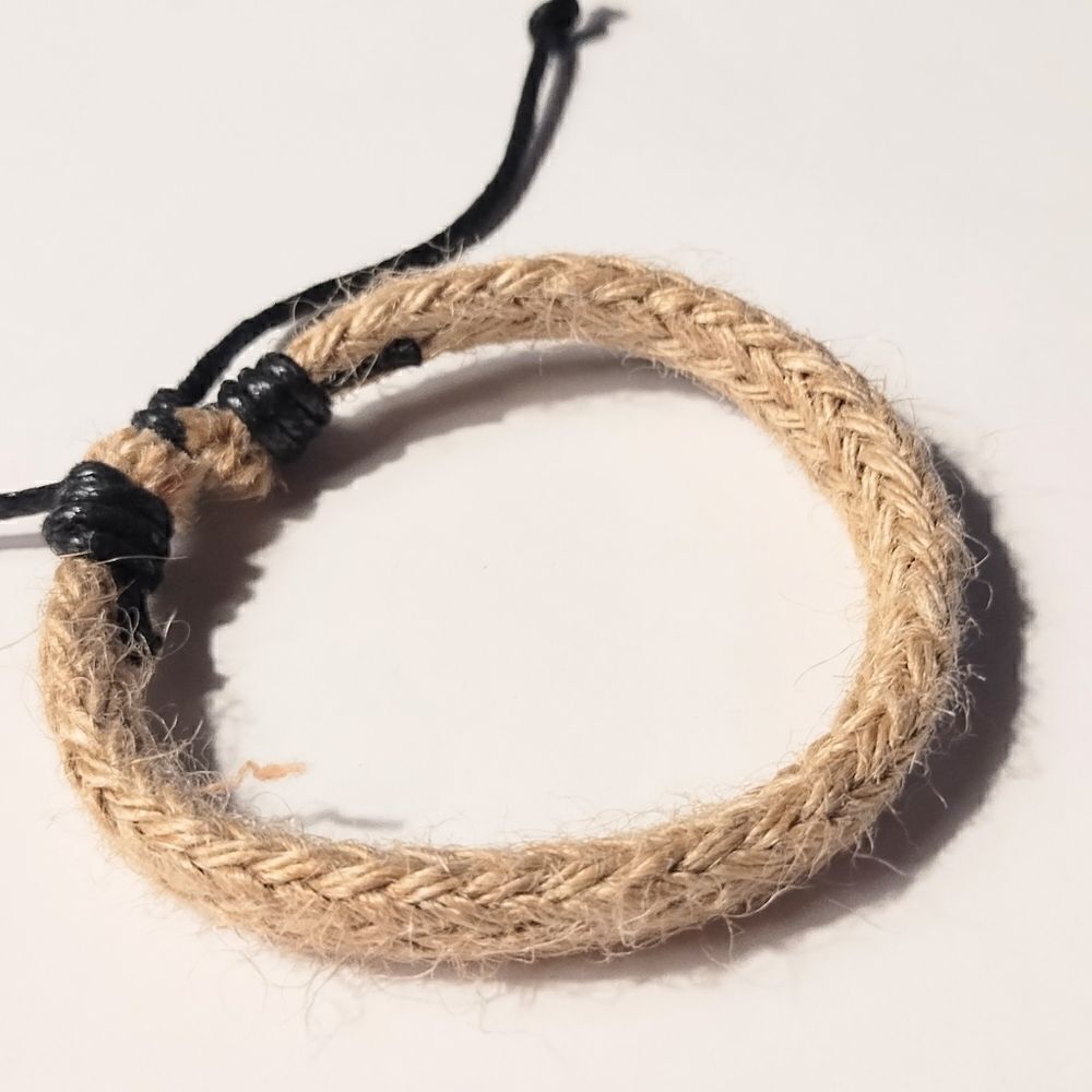 Men's bracelet braided rope new d46‎